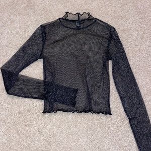 Mesh Sparkly top